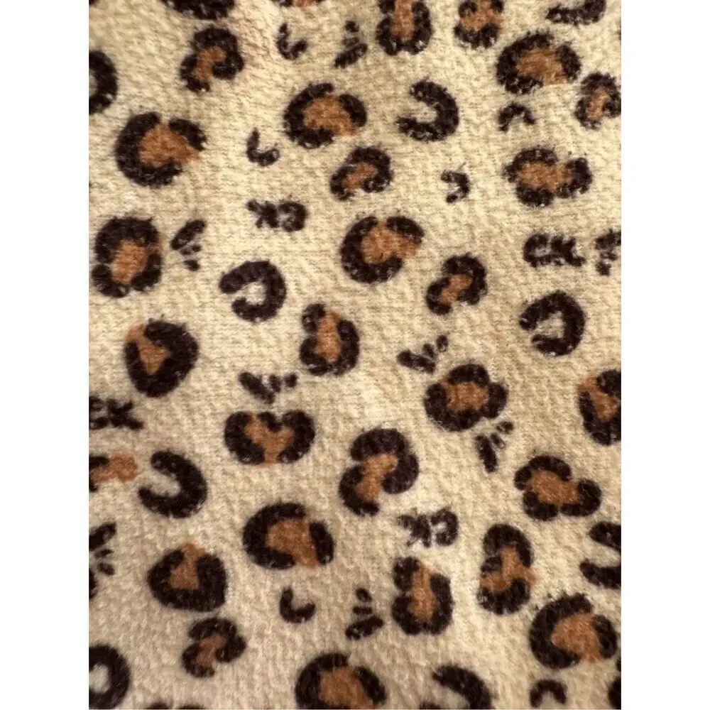 Calvin Klein small girls 6 year cheetah pajama pants  loungewear pj animal print